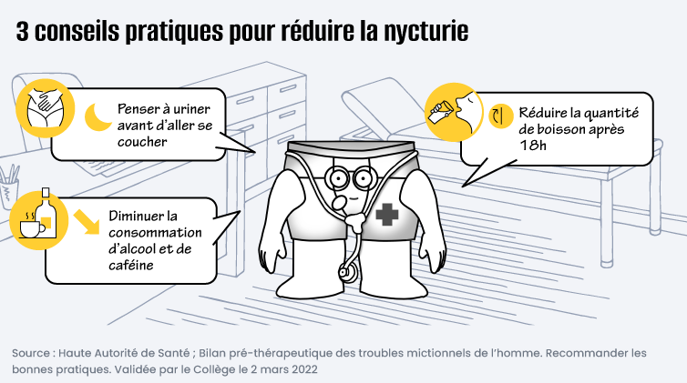 Conseil pratique pour réduire la nycturie